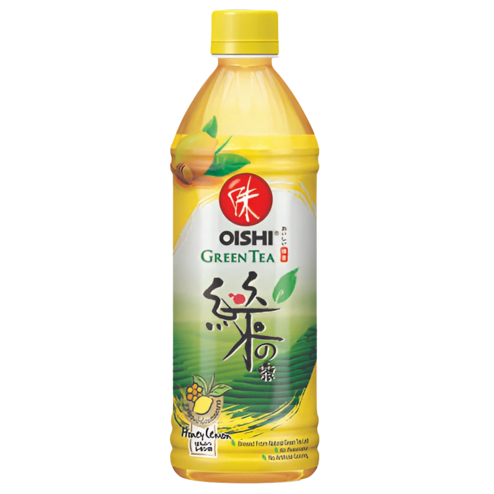 Kjøp Oishi Japanese Green Tea Honey Lemon, 500ml på nett - Fodda.no Asiatisk Nettbutikk - Rask levering i hele Norge