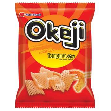 Kjøp Okeiji Tempura Style Flavored Snack, 100g på nett - Fodda.no Asiatisk Nettbutikk - Rask levering i hele Norge