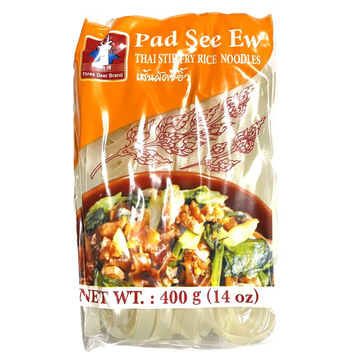 Kjøp Pad See Ew Noodle - Three Deer Brand, 400g - Fodda.no Asiatisk Nettbutikk - Rask levering i hele Norge