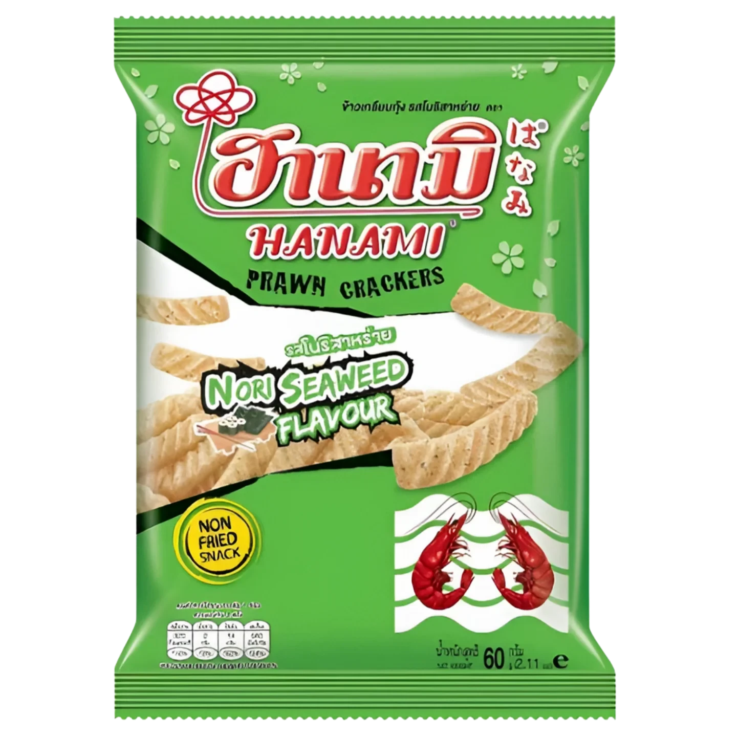 Kjøp Pawn Crackers Nori Seaweed Flavor - Hanami, 60g - Fodda.no Asiatisk Nettbutikk - Rask levering i hele Norge