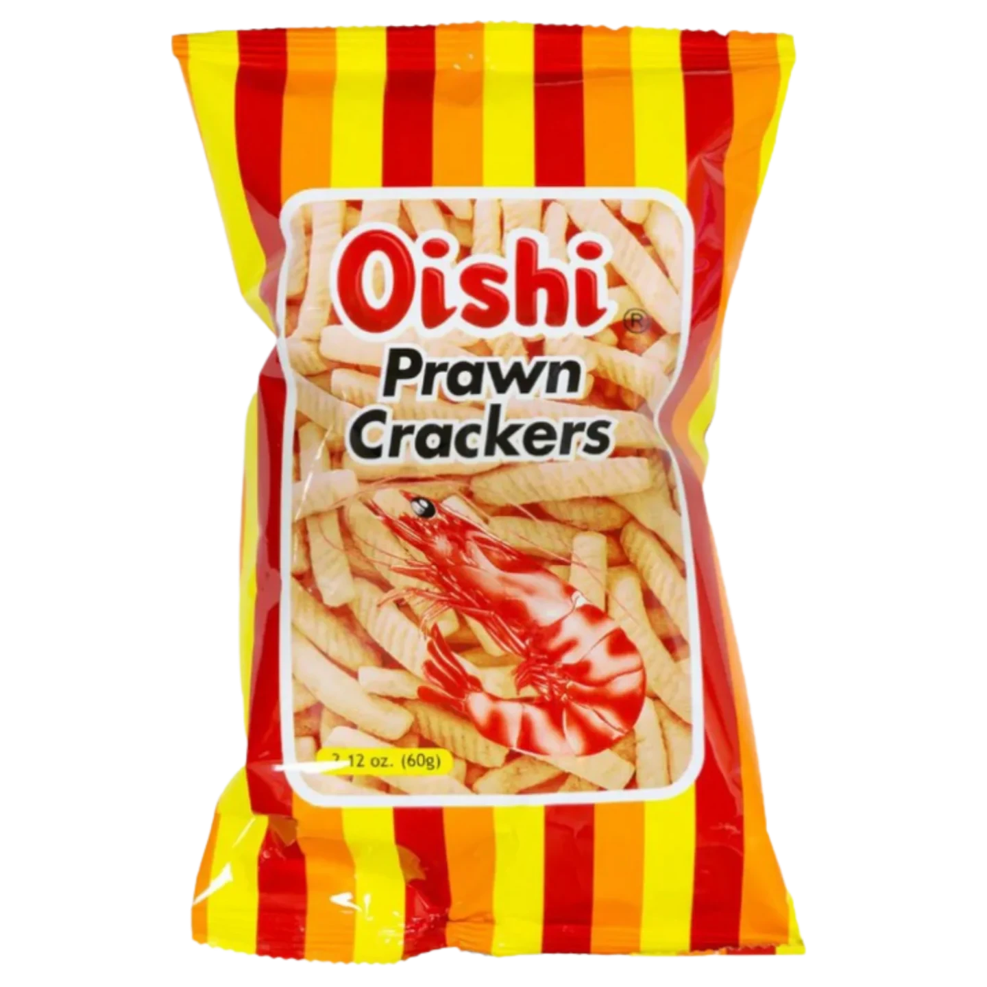 Kjøp Pawn Crackers - Oishi, 60g - Fodda.no Asiatisk Nettbutikk - Rask levering i hele Norge