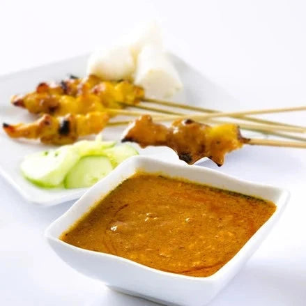 Kjøp Peanut Satay Sauce - Pum, 200g - Fodda.no Asiatisk Nettbutikk - Rask levering i hele Norge