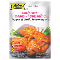 Kjøp Pepper & Garlic Seasoning Mix - Lobo, 30g - Fodda.no Asiatisk Nettbutikk - Rask levering i hele Norge