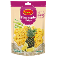 Kjøp Pineapple Chips - Siam’s, 40g - Fodda.no Asiatisk Nettbutikk - Rask levering i hele Norge