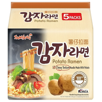 Kjøp Potato Ramen- Samyang, 5x120g - Fodda.no Asiatisk Nettbutikk - Rask levering i hele Norge