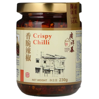 Kjøp Premium Crispy Chilli in Oil - Kwong Cheong Thye, 230g - Fodda.no Asiatisk Nettbutikk - Rask levering i hele Norge