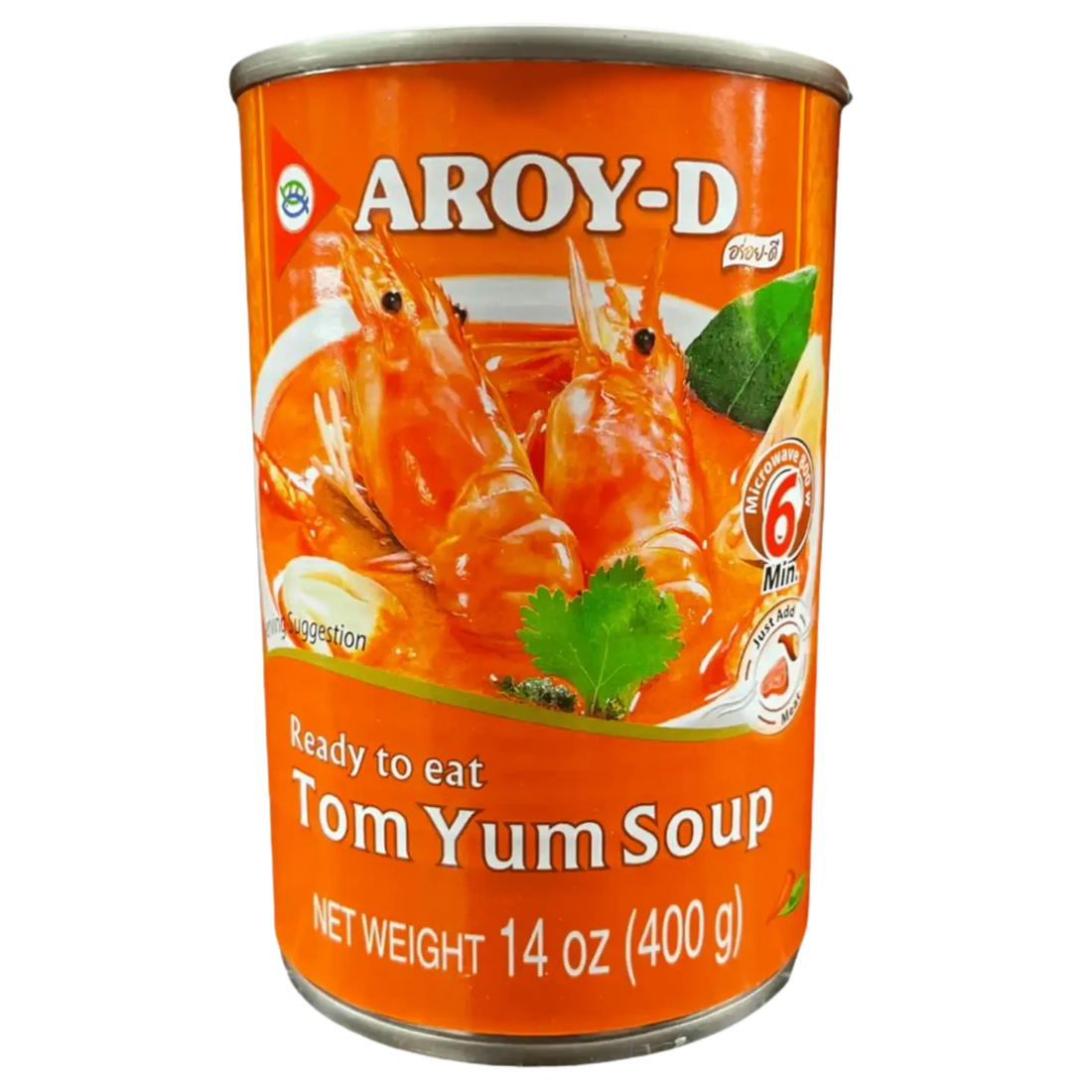 Kjøp Ready To Eat Tom Yum Soup - Aroy-D, 400g - Fodda.no Asiatisk Nettbutikk - Rask levering i hele Norge