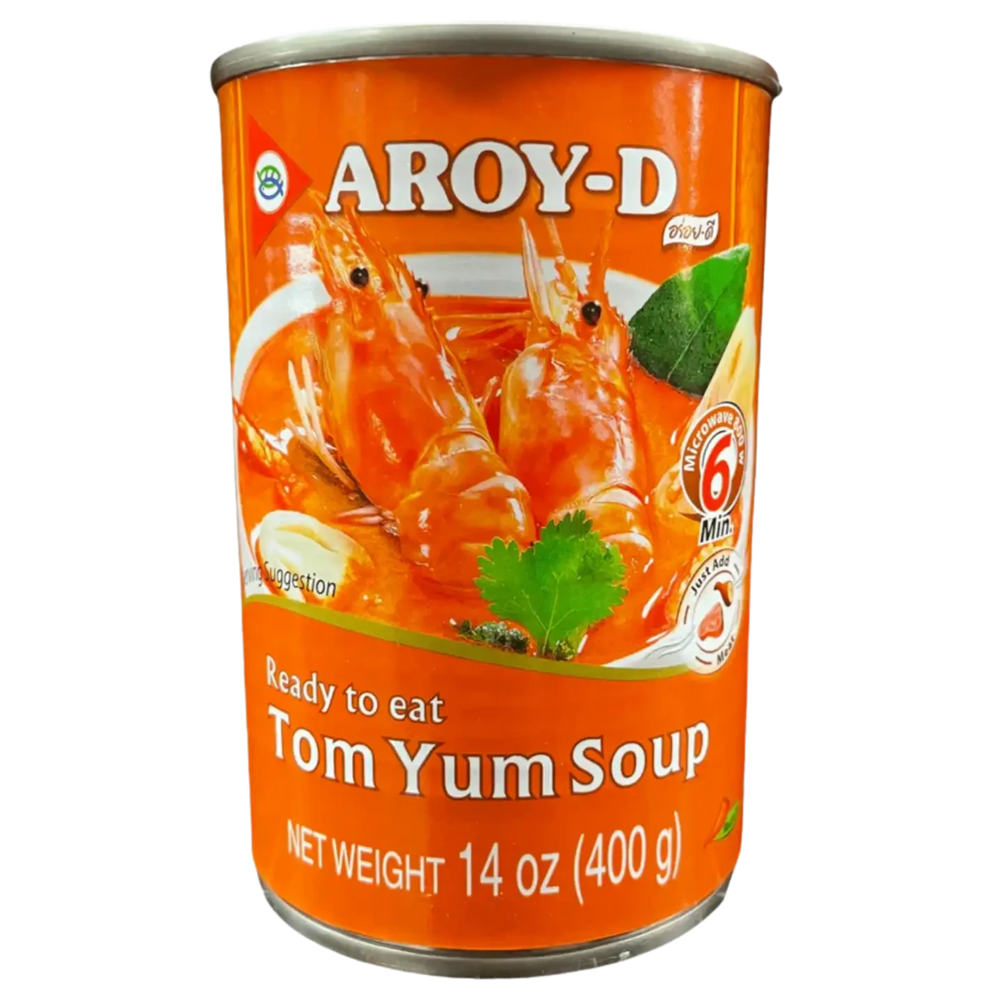 Kjøp Ready To Eat Tom Yum Soup - Aroy-D, 400g - Fodda.no Asiatisk Nettbutikk - Rask levering i hele Norge