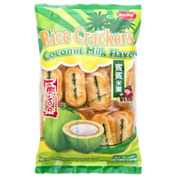 Kjøp Rice Crackers Coconut Milk Flavor - BIN-BIN, 150g - Fodda.no Asiatisk Nettbutikk - Rask levering i hele Norge