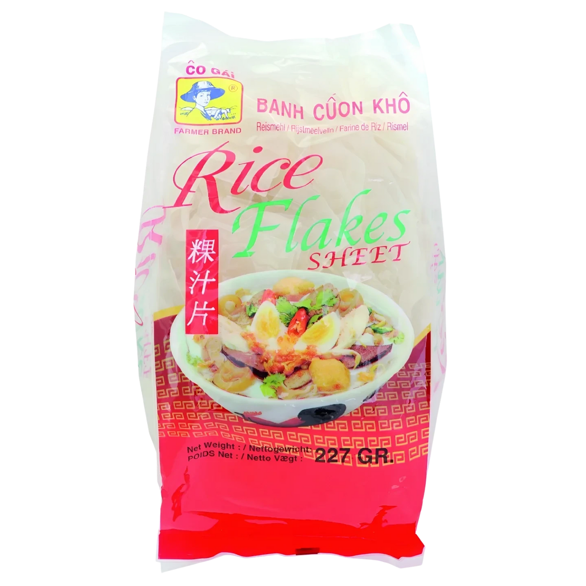 Flaked Rice Label Kjøp Rice Flakes Sheet - Farmer Brand, 227g på nett – Rask levering