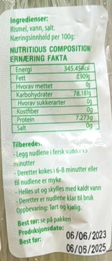 Kjøp Rice Vermicelli - 999, 400g - Fodda.no Asiatisk Nettbutikk - Rask levering i hele Norge