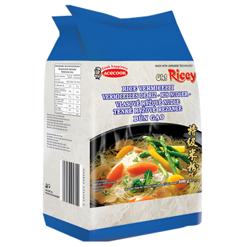 Kjøp Rice Vermicelli Noodles - Oh! Rice, 400g - Fodda.no Asiatisk Nettbutikk - Rask levering i hele Norge