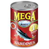 Kjøp Sardines In Tomato Sauce Chilli Added - Mega, 425g - Fodda.no Asiatisk Nettbutikk - Rask levering i hele Norge