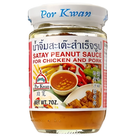 Kjøp Satay Peanut Sauce - Por Kwan, 454g - Fodda.no Asiatisk Nettbutikk - Rask levering i hele Norge