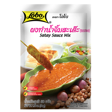 Kjøp Satay Sauce Mix - Lobo, 50g - Fodda.no Asiatisk Nettbutikk - Rask levering i hele Norge