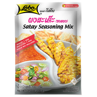 Kjøp Satay Seasoning Mix - Lobo, 100g - Fodda.no Asiatisk Nettbutikk - Rask levering i hele Norge