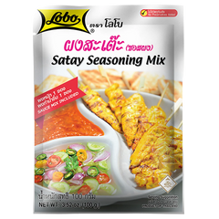 Kjøp Satay Seasoning Mix - Lobo, 100g - Fodda.no Asiatisk Nettbutikk - Rask levering i hele Norge