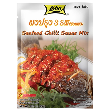 Kjøp Seafood Chilli Sauce Mix - Lobo, 75g - Fodda.no Asiatisk Nettbutikk - Rask levering i hele Norge