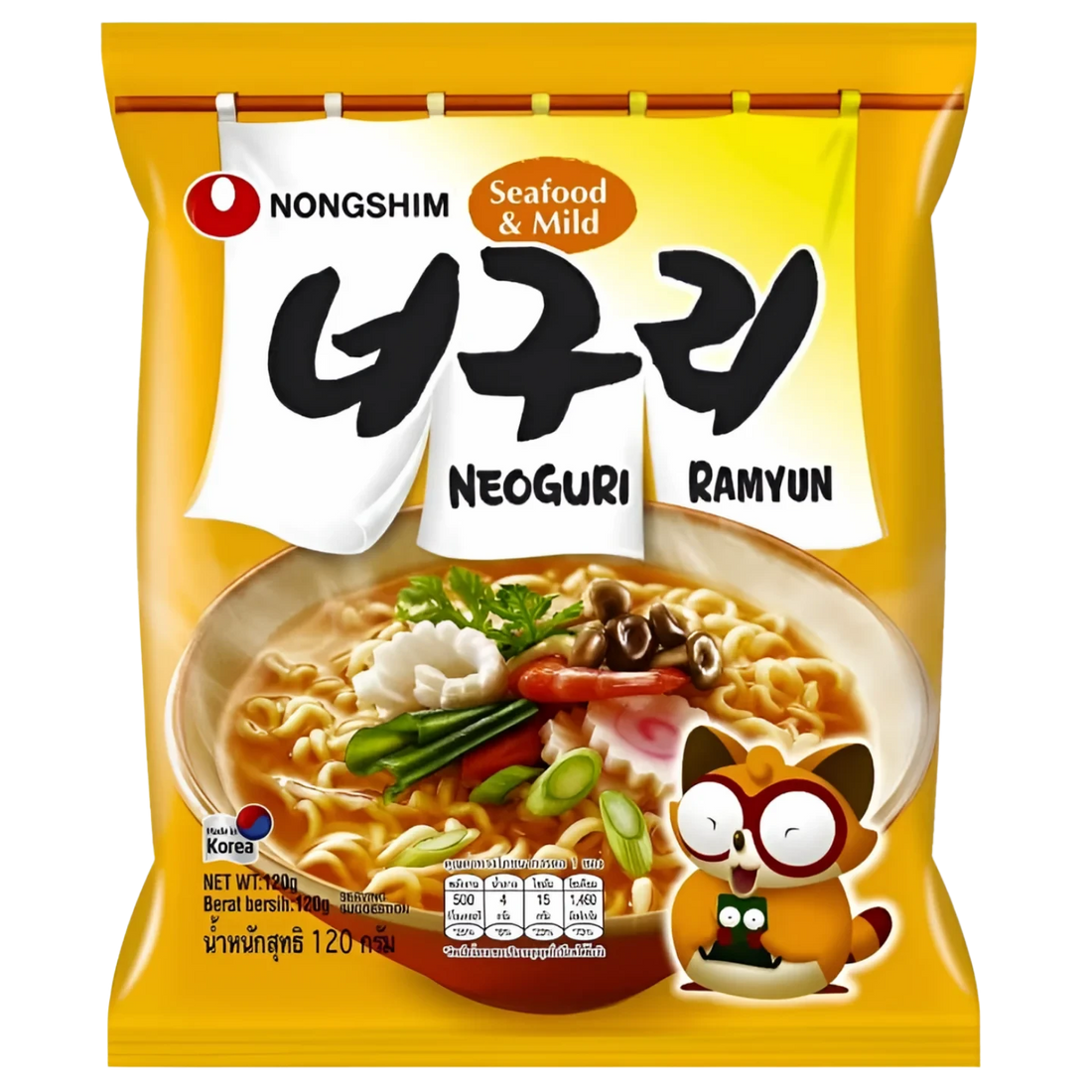 Kjøp Seafood & Mild Ramyun - Nongshim, 120g - Fodda.no Asiatisk Nettbutikk - Rask levering i hele Norge