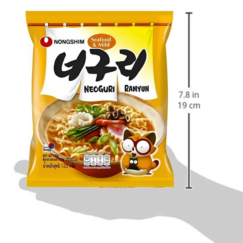 Kjøp Seafood & Mild Ramyun - Nongshim, 120g - Fodda.no Asiatisk Nettbutikk - Rask levering i hele Norge