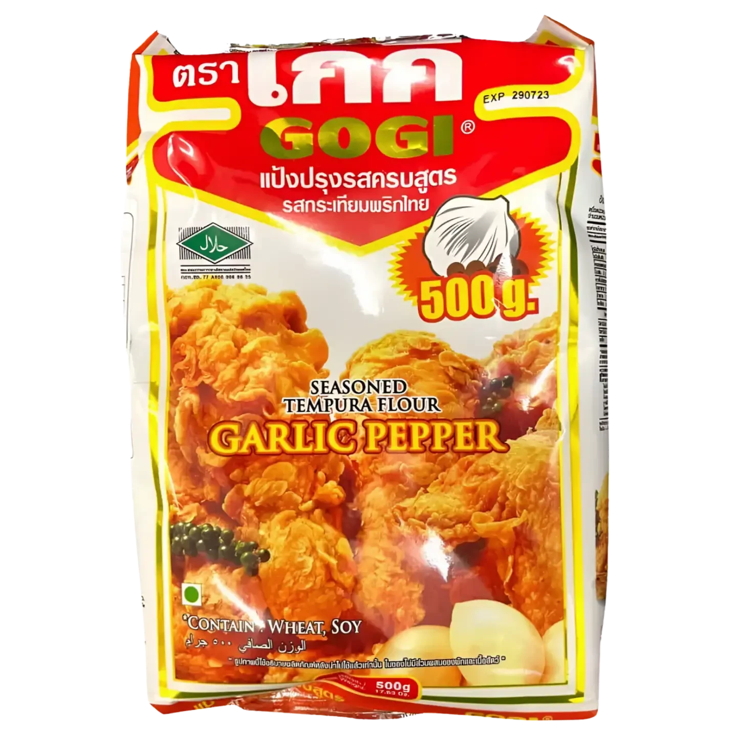 Kjøp Seasoned Tempura Flour Mix With Garlic Pepper - Gogi, 500g - Fodda.no Asiatisk Nettbutikk - Rask levering i hele Norge