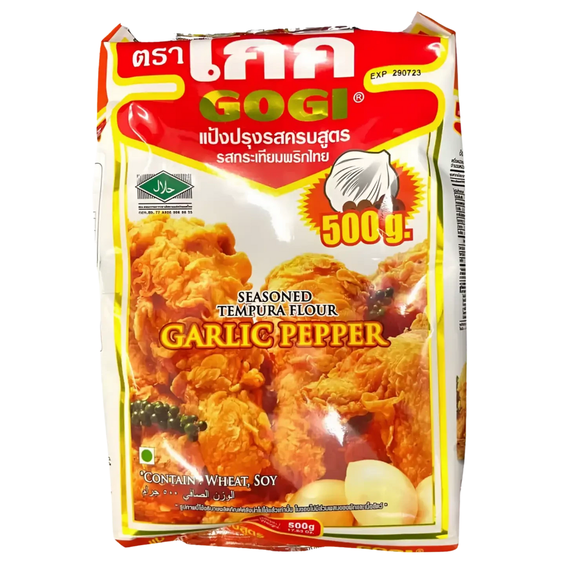 Kjøp Seasoned Tempura Flour Mix With Garlic Pepper - Gogi, 500g - Fodda.no Asiatisk Nettbutikk - Rask levering i hele Norge