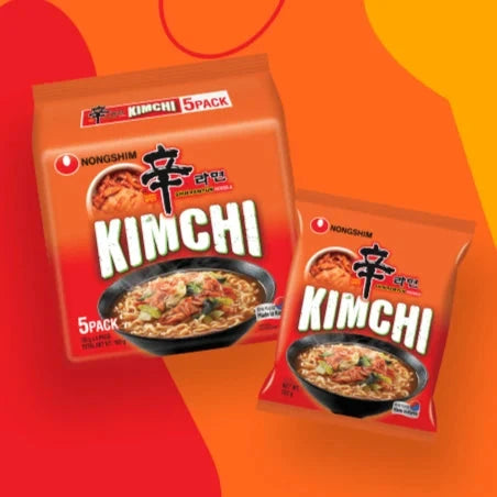 Kjøp Shin Kimchi Ramyun - Nongshim, 120g - Fodda.no Asiatisk Nettbutikk - Rask levering i hele Norge