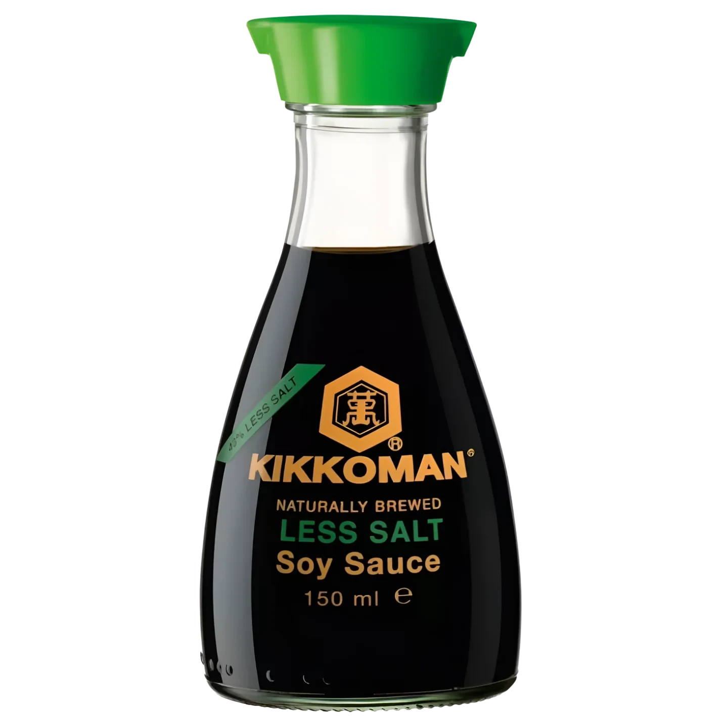 Kjøp Soy Sauce Less Salt - KIKKOMAN, 150ml - Fodda.no Asiatisk Nettbutikk - Rask levering i hele Norge