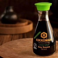 Kjøp Soy Sauce Less Salt - KIKKOMAN, 150ml - Fodda.no Asiatisk Nettbutikk - Rask levering i hele Norge