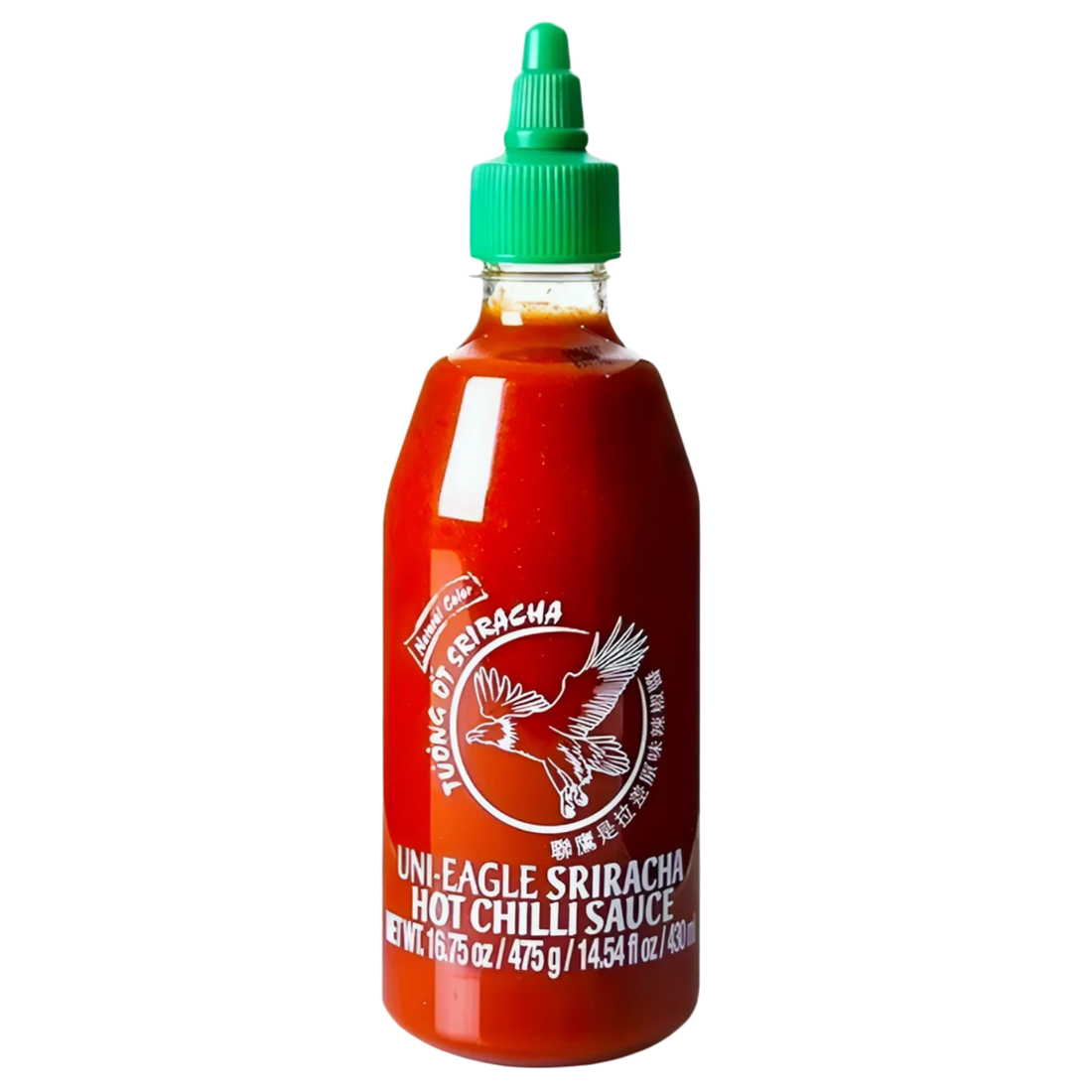 Kjøp Sriracha Hot Chili Sauce - Uni-Eagle, 430ml - Fodda.no Asiatisk Nettbutikk - Rask levering i hele Norge