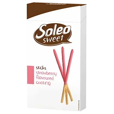 Kjøp Sticks Strawberry Flavoured Coating - Soleo Sweet, 50g - Fodda.no Asiatisk Nettbutikk - Rask levering i hele Norge