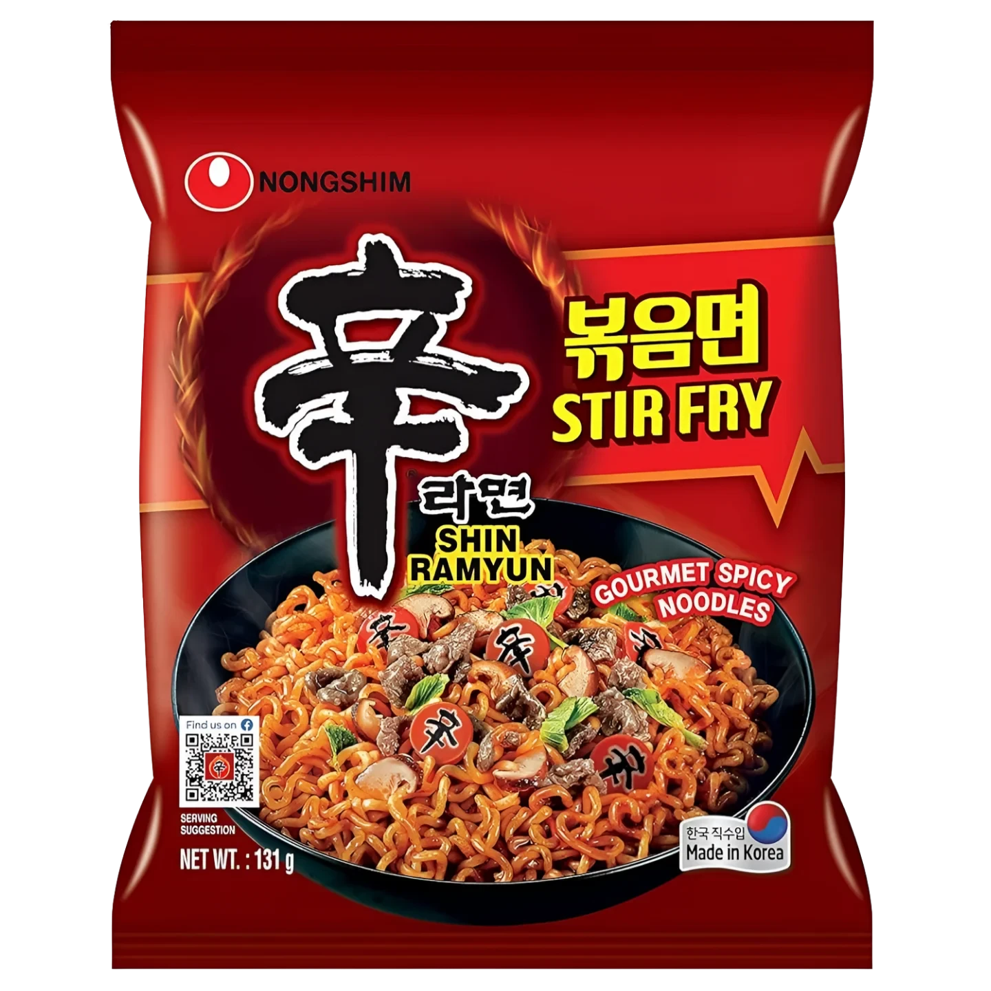 Kjøp Stir fry shin ramyun - Nongshim, 131g - Fodda.no Asiatisk Nettbutikk - Rask levering i hele Norge