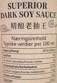 Kjøp Superior Dark Soy Sauce - Arpo, 625ml - Fodda.no Asiatisk Nettbutikk - Rask levering i hele Norge