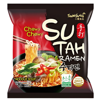 Kjøp Sutah Ramen - Samyang, 120g - Fodda.no Asiatisk Nettbutikk - Rask levering i hele Norge