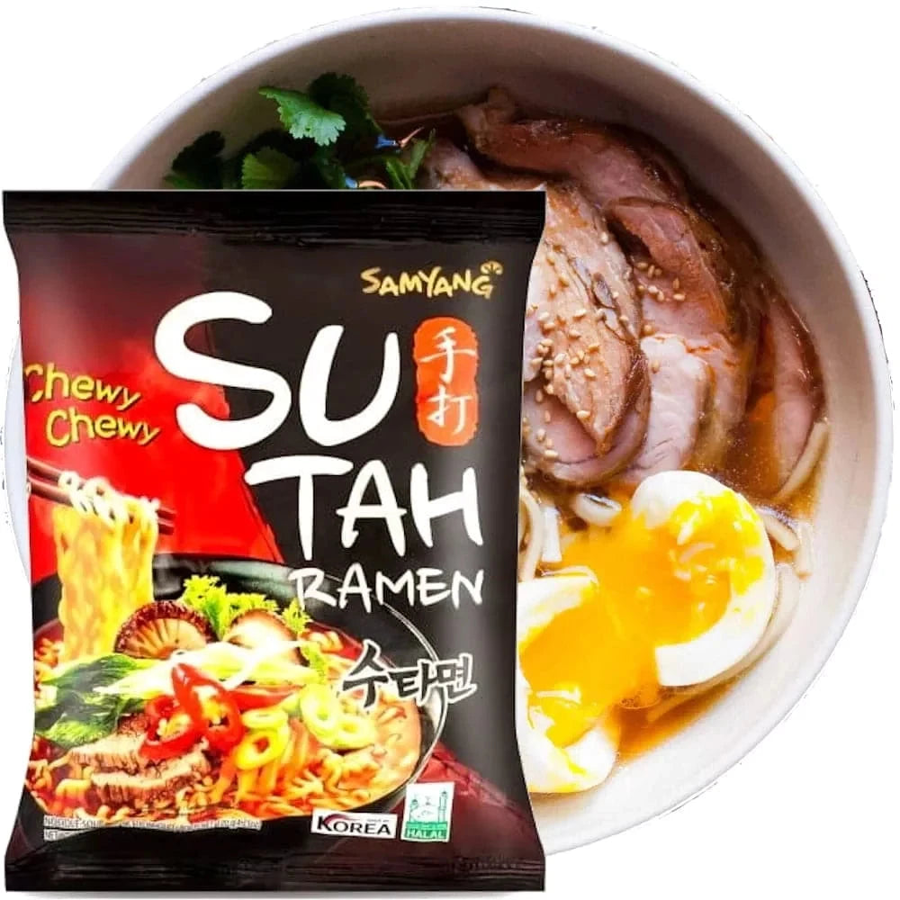 Kjøp Sutah Ramen - Samyang, 120g - Fodda.no Asiatisk Nettbutikk - Rask levering i hele Norge