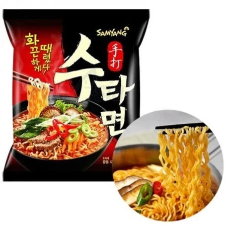 Kjøp Sutah Ramen - Samyang, 120g - Fodda.no Asiatisk Nettbutikk - Rask levering i hele Norge