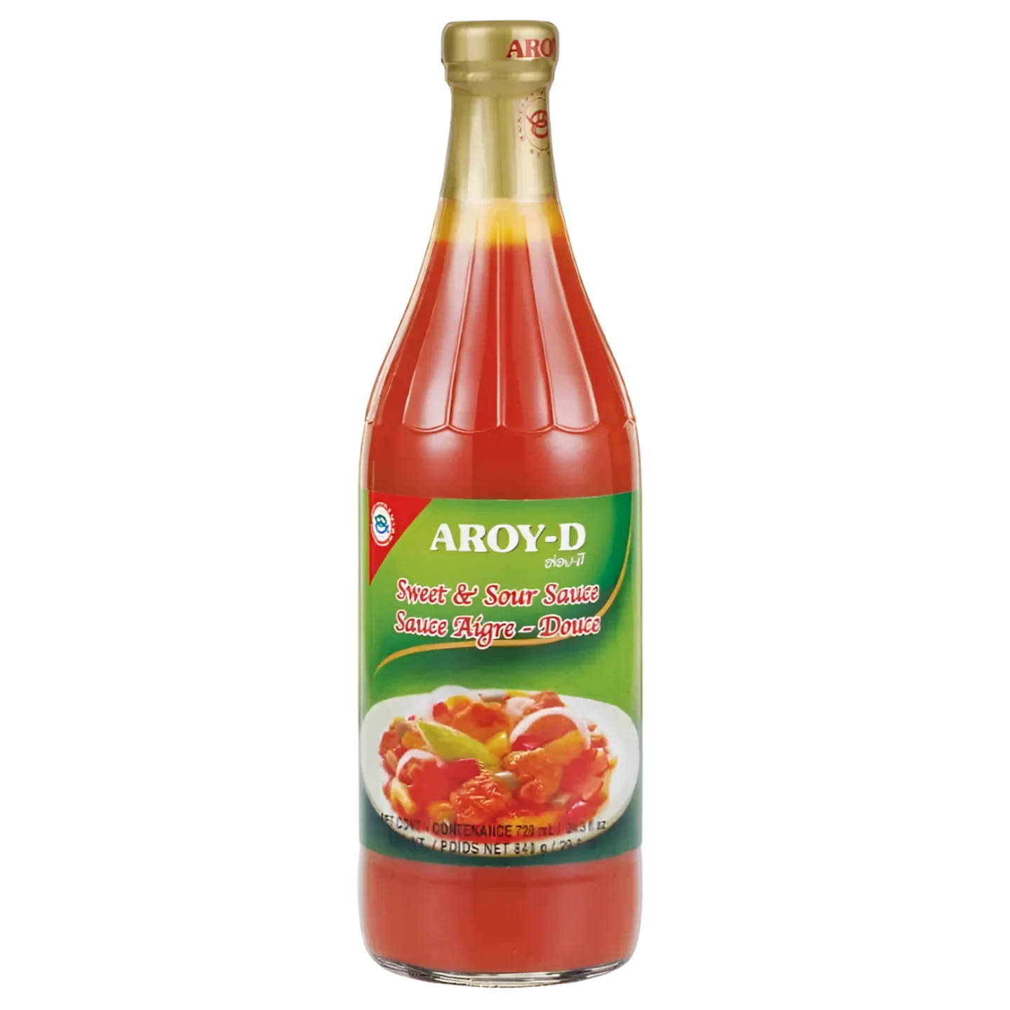 Kjøp Sweet & Sour Sauce - Aroy-D, 840g - Fodda.no Asiatisk Nettbutikk - Rask levering i hele Norge