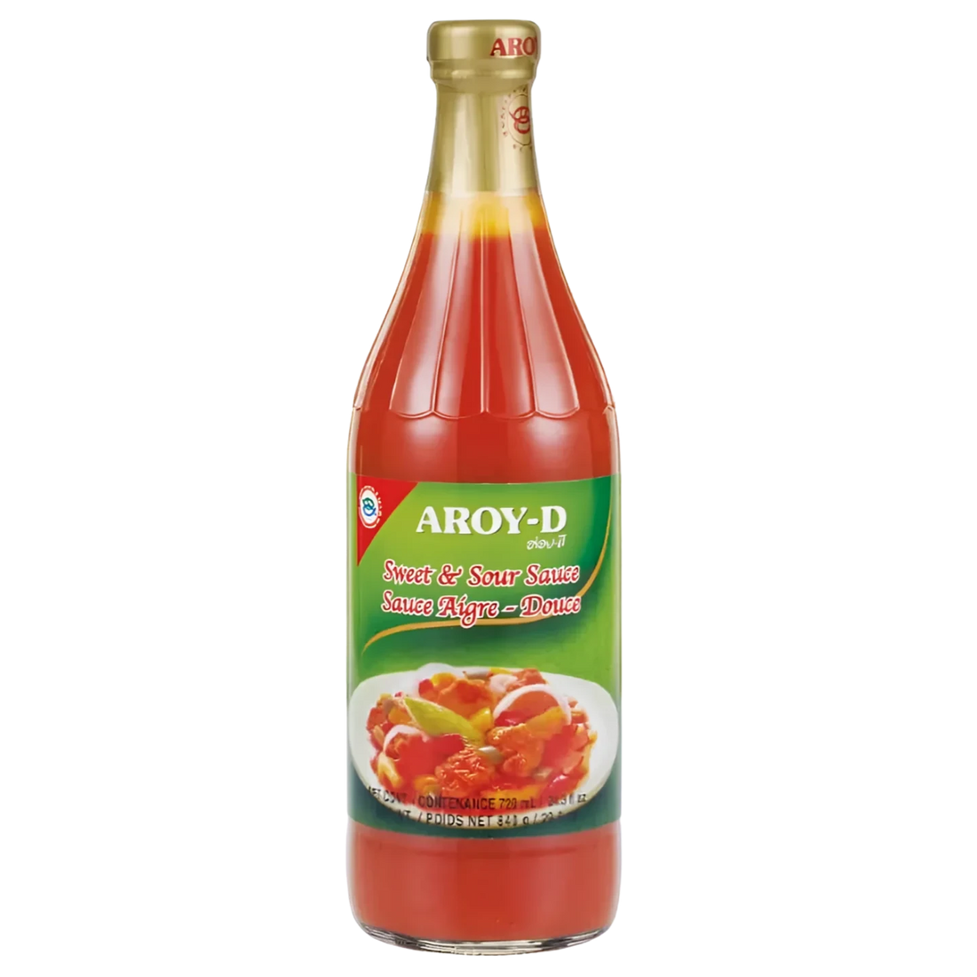 Kjøp Sweet & Sour Sauce - Aroy-D, 840g - Fodda.no Asiatisk Nettbutikk - Rask levering i hele Norge