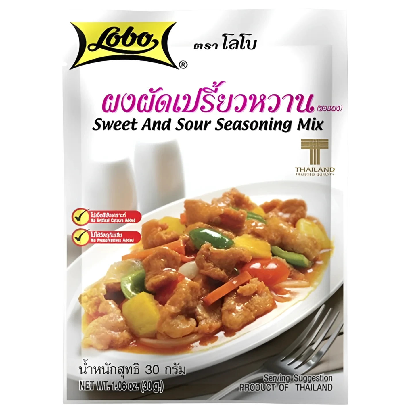 Kjøp Sweet and Sour Seasoning Mix - Lobo, 30g - Fodda.no Asiatisk Nettbutikk - Rask levering i hele Norge