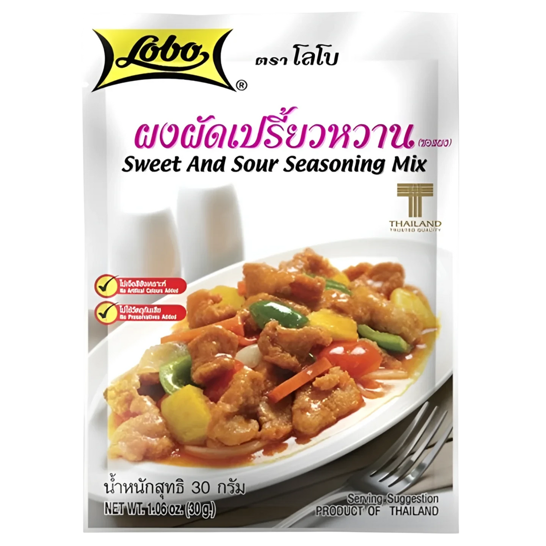 Kjøp Sweet and Sour Seasoning Mix - Lobo, 30g - Fodda.no Asiatisk Nettbutikk - Rask levering i hele Norge