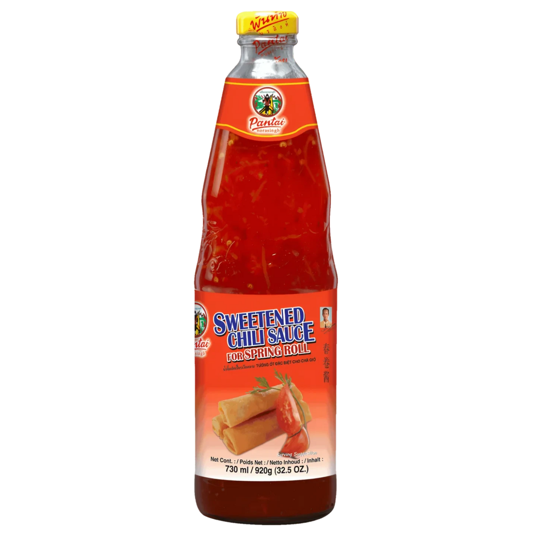 Kjøp Sweetened Chilli Sauce For Spring Roll - Pantai, 730ml - Fodda.no Asiatisk Nettbutikk - Rask levering i hele Norge