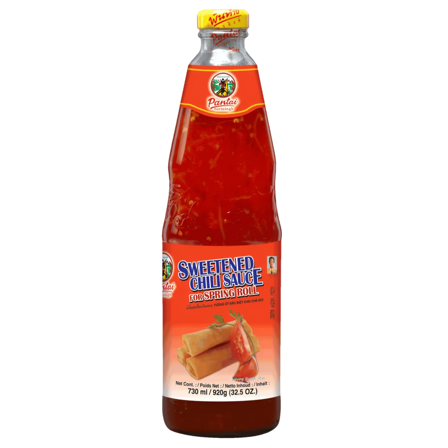 Kjøp Sweetened Chilli Sauce For Spring Roll - Pantai, 730ml - Fodda.no Asiatisk Nettbutikk - Rask levering i hele Norge