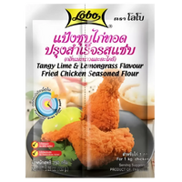 Kjøp Tangy Lime & Lemongrass Flavour Fried Chicken Seasoned Flour - Lobo, 150g - Fodda.no Asiatisk Nettbutikk - Rask levering i hele Norge