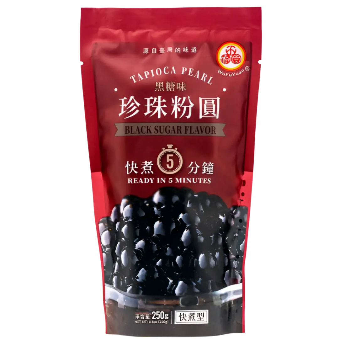 Kjøp Tapioca Pearl Black Sugar Flavor - WuFuYuan, 250g - Fodda.no Asiatisk Nettbutikk - Rask levering i hele Norge