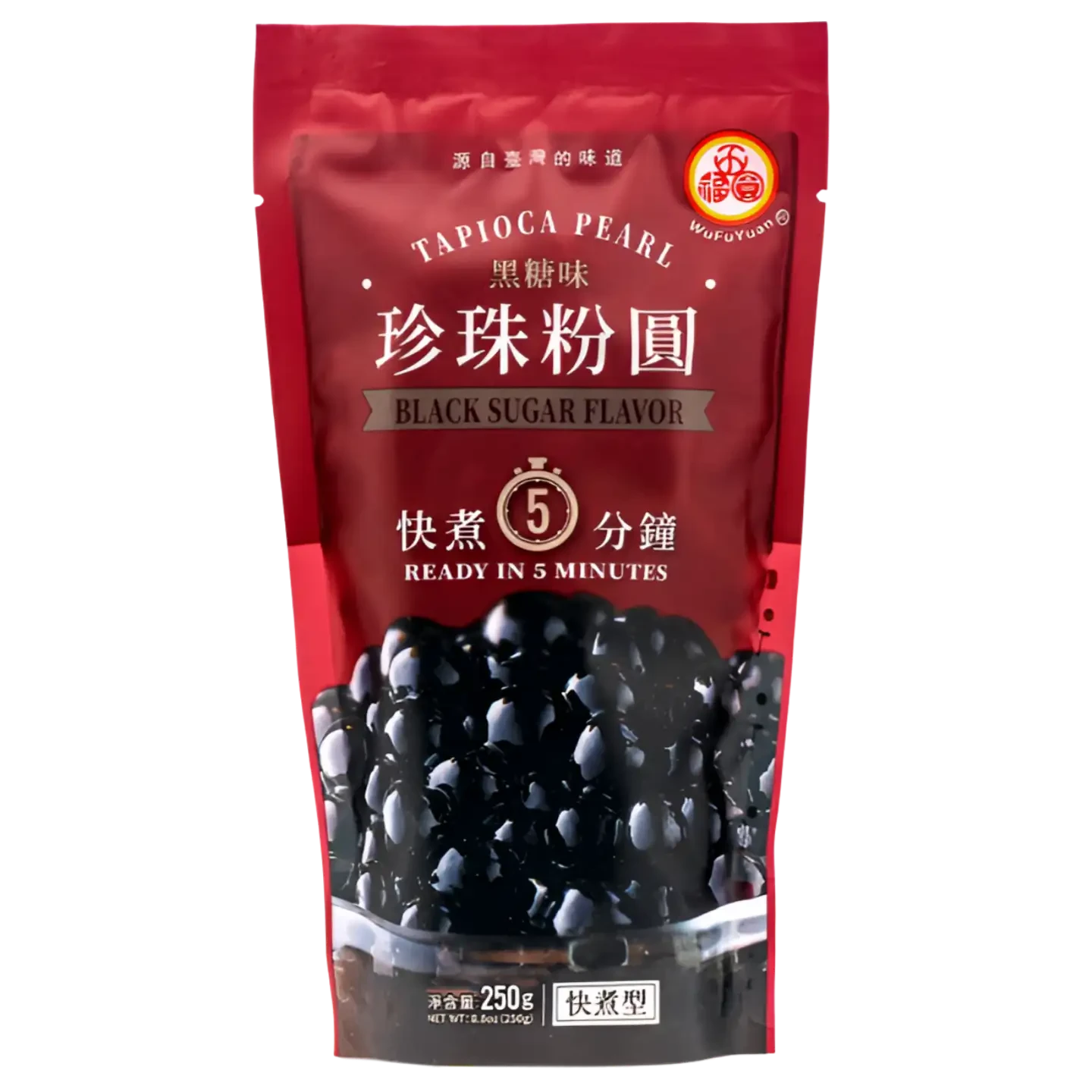 Kjøp Tapioca Pearl Black Sugar Flavor - WuFuYuan, 250g - Fodda.no Asiatisk Nettbutikk - Rask levering i hele Norge