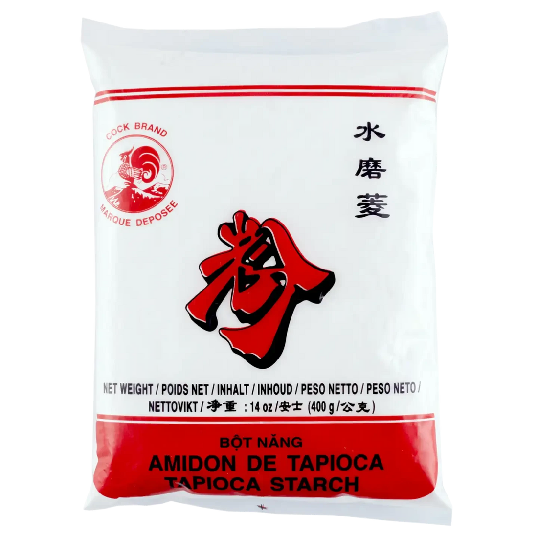 Kjøp Tapioca Starch (Tapiokastivelse) - Cock Brand, 400g - Fodda.no Asiatisk Nettbutikk - Rask levering i hele Norge