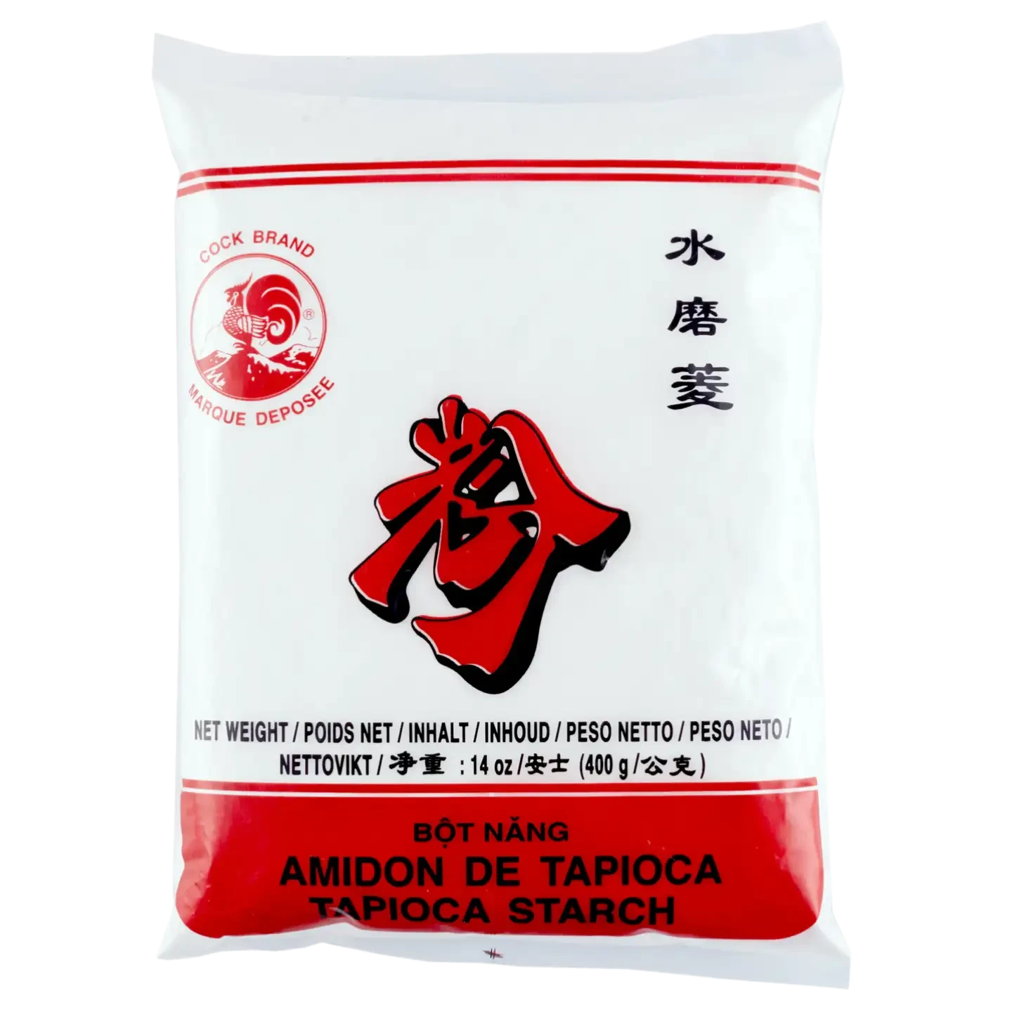 Kjøp Tapioca Starch (Tapiokastivelse) - Cock Brand, 400g - Fodda.no Asiatisk Nettbutikk - Rask levering i hele Norge