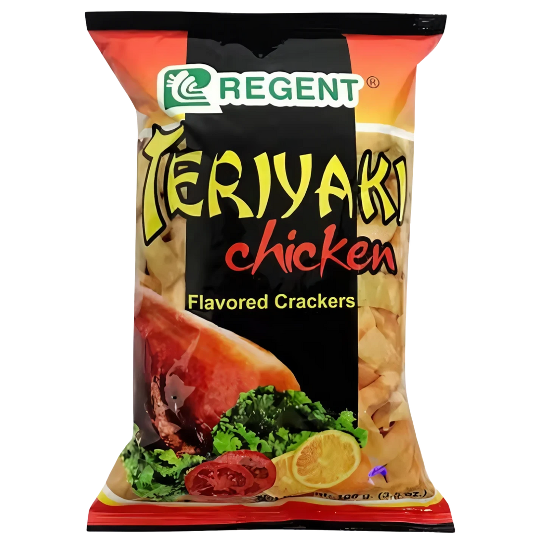 Kjøp Teriyaki Chicken Flavored Crackers - Regent, 100g - Fodda.no Asiatisk Nettbutikk - Rask levering i hele Norge