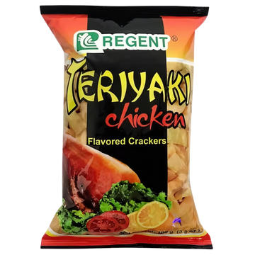 Kjøp Teriyaki Chicken Flavored Crackers - Regent, 100g - Fodda.no Asiatisk Nettbutikk - Rask levering i hele Norge