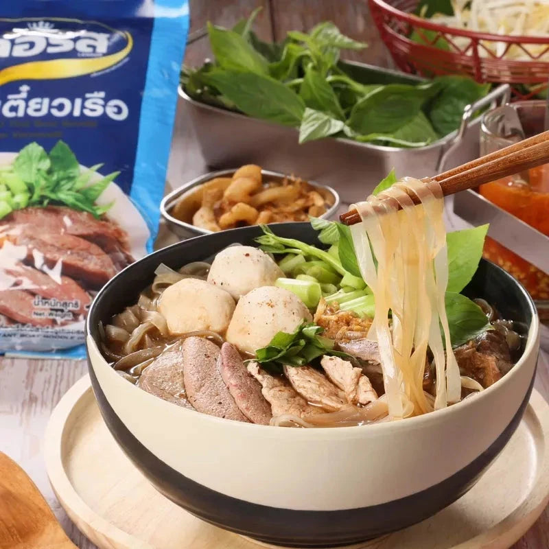 Kjøp Thai Boat Noodle Bean Vermicelli - Lerros, 120g - Fodda.no Asiatisk Nettbutikk - Rask levering i hele Norge